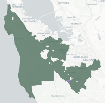 Congressional District 16 results map