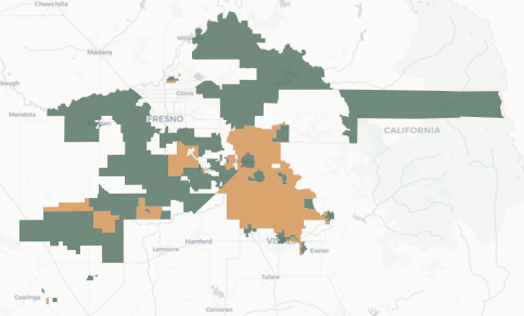 Congressional District 21 results map