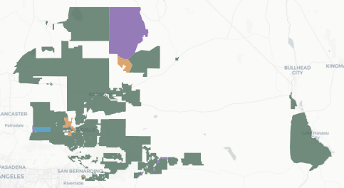 Congressional District 23 results map