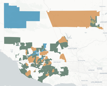 Congressional District 26 results map