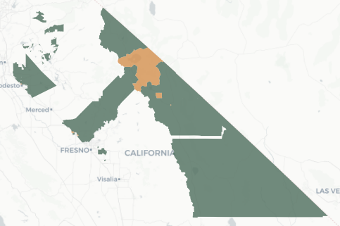 Congressional District 5 results map