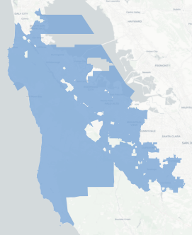 State Senate District 13 results map