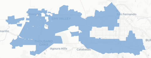 State Senate District 27 results map