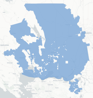 State Senate District 3 results map