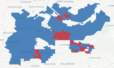 State Senate District 30 results map