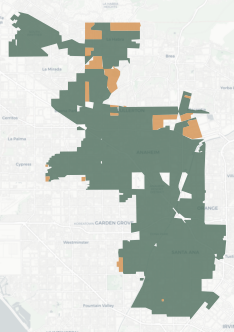 State Senate District 34 results map