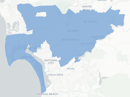 State Senate District 39 results map