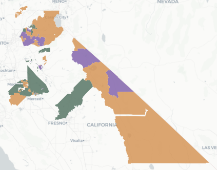 State Senate District 4 results map