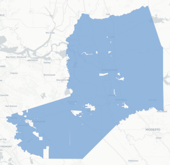 State Senate District 5 results map