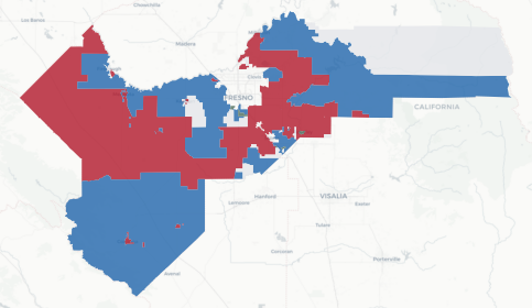Fresno County precinct map