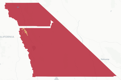 Inyo County precinct map