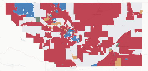 Kern County precinct map
