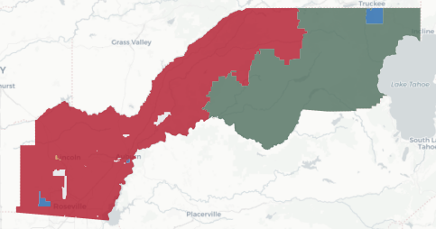 Placer County precinct map