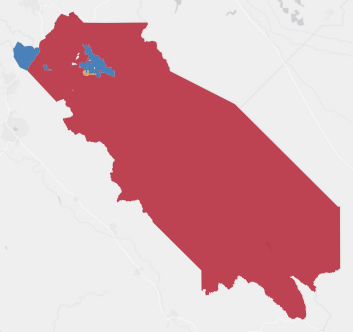 San Benito County precinct map