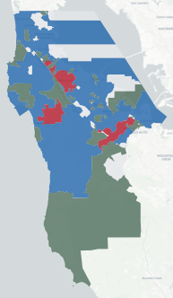 San Mateo County precinct map