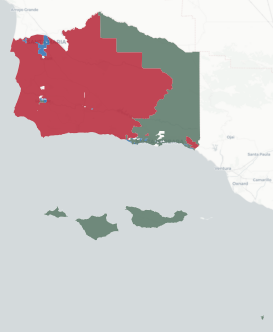 Santa Barbara County precinct map