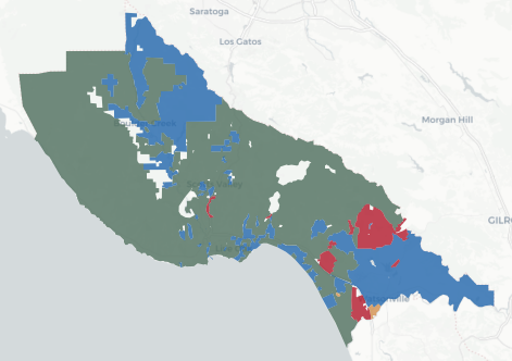 Santa Cruz County precinct map