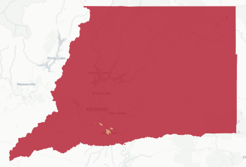 Shasta County precinct map