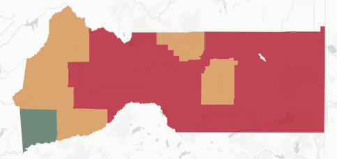 Sierra County precinct map