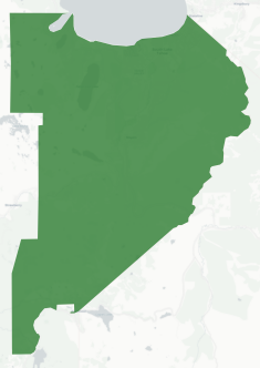 Community Facilities District Measure G results map