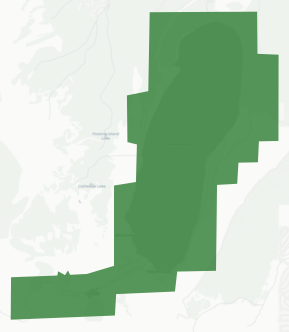 Fallen Leaf Lake Community Services District Measure E results map