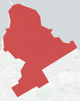 City of Pacific Grove Measure C results map