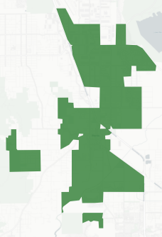 City of Perris Measure B results map