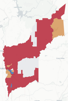 Yuba County precinct map